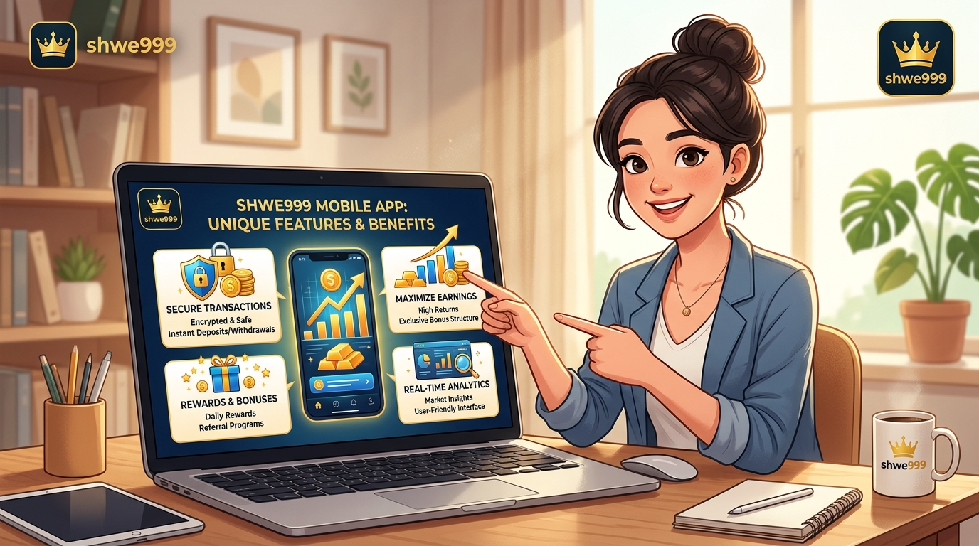 Shwe999 mobile app ၏ ထူးခြားသော အင်္ဂါရပ်များနှင့် အကျိုးကျေးဇူးများ